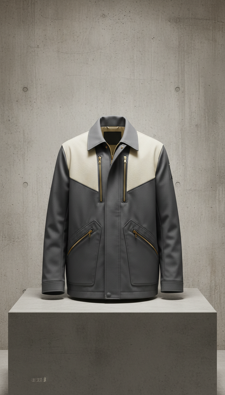 Modular technical outerwear coat